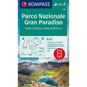 86 Kompass Wanderkarte Gran Paradiso